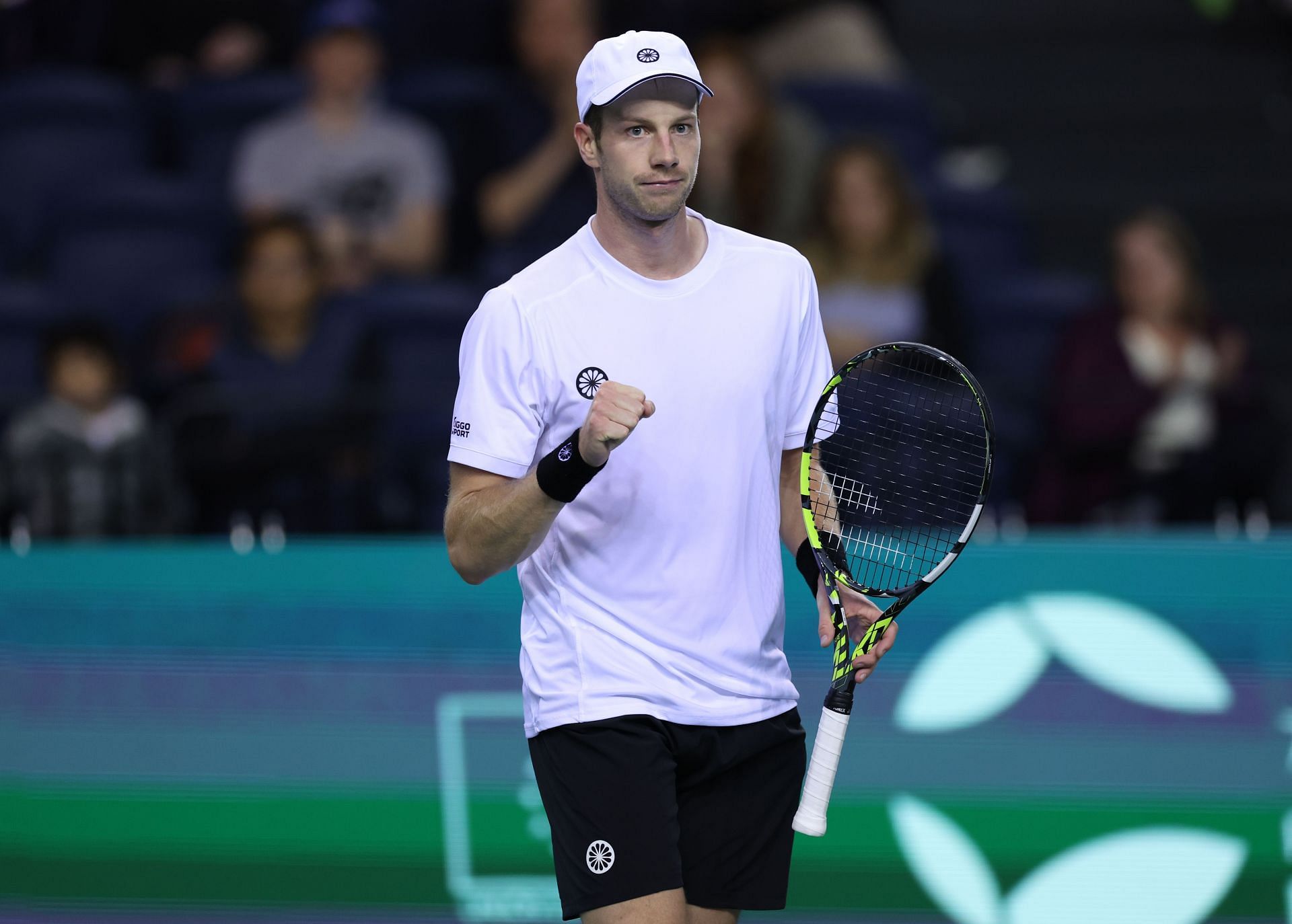 Botic van de Zandschulp at the Davis Cup
